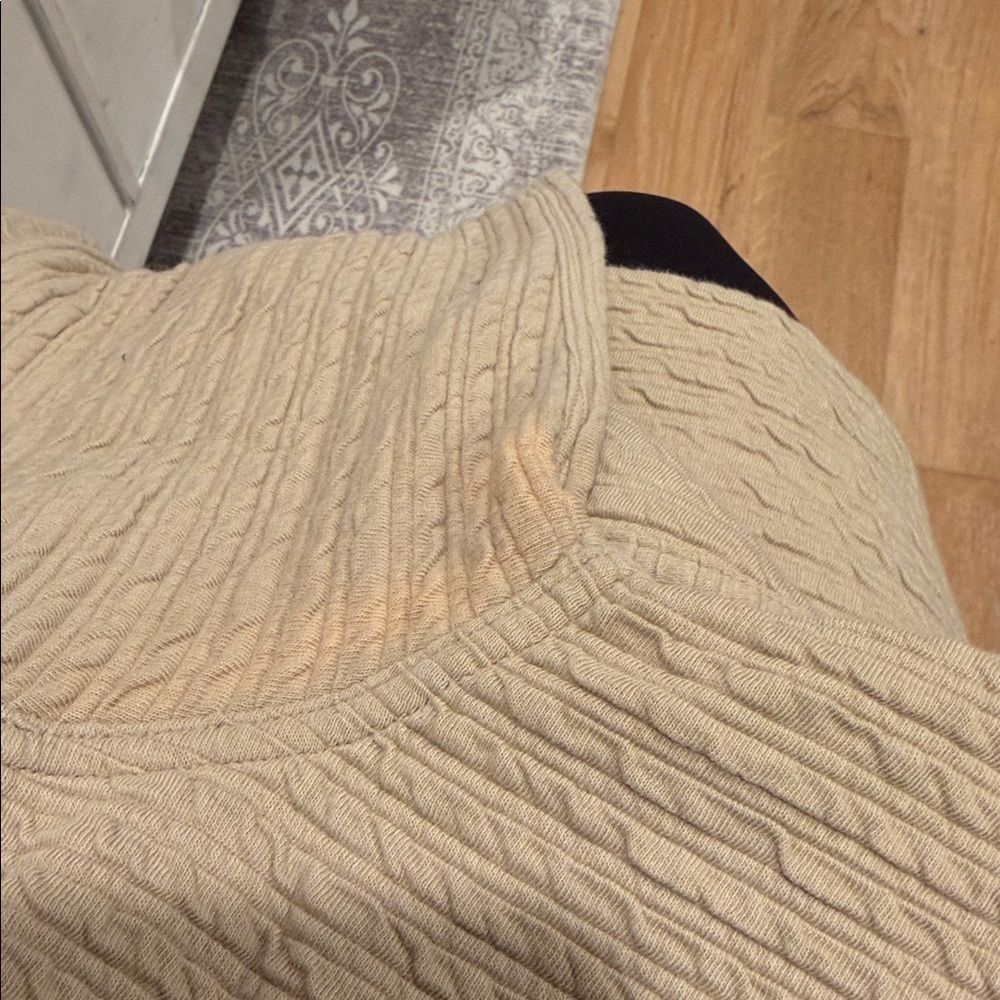 lululemon athletica retreat yourself‎ Women's Tan Cowl Neck Sweater s/xs - Picture 8 of 8